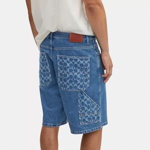 COACH SIGNATURE DENIM MEN’S SHORTS